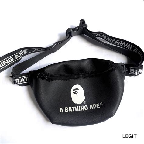 fake bape waist bag|authentic bape.